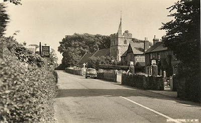 Brighstone village in the 1950's