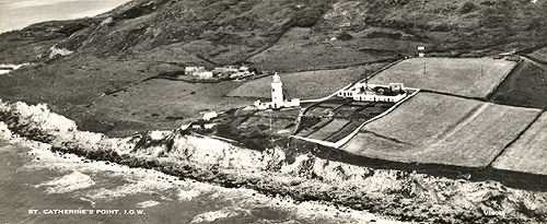 Aerial view of St Catherine's Point