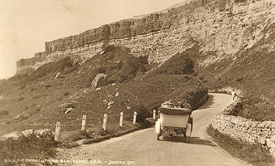 Motor car on Undercliff